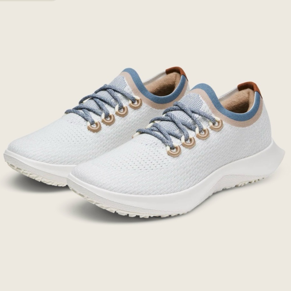 Allbirds Women's Tree Dasher 2 - Blizzard/Rustic Cobalt - Picture 12 of 12